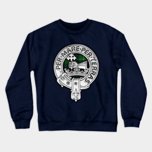 Clan MacDonald of the Isles Crest & Tartan Crewneck Sweatshirt